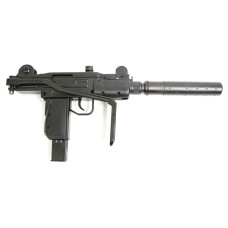 Пистолет IWI Mini UZI, 4.5мм, (метал, черный, ВВ, Blowback, складной приклад)
