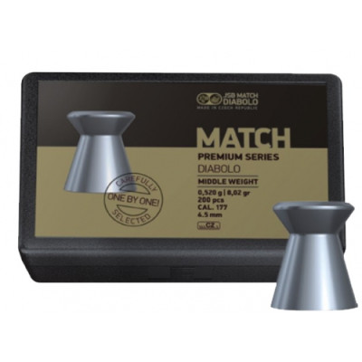 Пули JSB Match Premium Middle 4,50mm 0,520g 200pcs