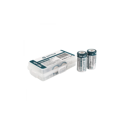 Аккумуляторная батарея RCR123 ARTELV 3.7V Li-Ion 750 mAh