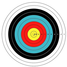 Мишень лучная 40 см-10 колец