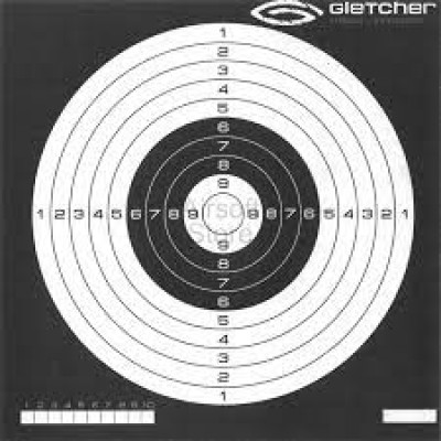 Мишень "Gletcher" 14*14 инверсная