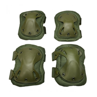 Комплект налокотников и наколенников тактических RealArm