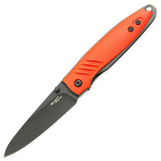 Нож складной Shot; клинок D2/BlackWash™; рукоять Red/G10; 
