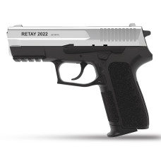 Пистолет охолощенный S2022, (Sig Sauer), Никель, кал. 9mm. P.A.K