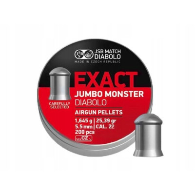 Пули JSB Exact Jumbo Monster 5,52mm 1,645g 200pcs