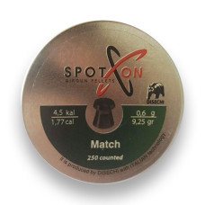 Пули SPOTON Match 4,5 мм, 0,60 гр. (250 шт)
