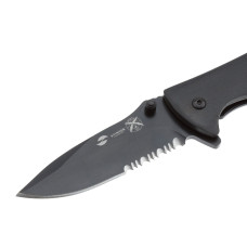 Нож складной Stinger, 80 мм, FK-632PW  чёрного цвета