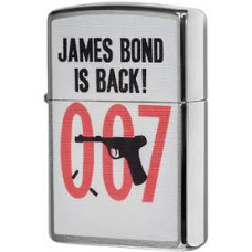 Зажигалка ZIPPO 29563 James Bond 007™ с покрытием Brushed Chrome 