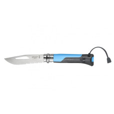 Нож Opinel серии Specialists Outdoor №08, клинок 8,5см., нерж.сталь, пластик, свисток+темляк