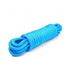 Шнур плетеный швартовый, синий 10 мм, 1500 кг, 9 м (евромоток)