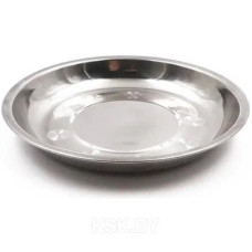 Тарелка, диаметр: 19 см, нерж. сталь, (ДК-535), «Дружба»