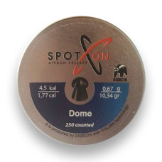 Пули SPOTON Dome 4,5 мм, 0,67 гр. (250 шт)