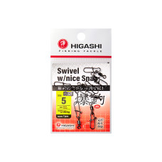 Карабин с вертлюгом HIGASHI Swivel w/Nice Sna