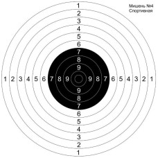 Мишень N4 спортивная