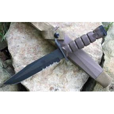 Нож большой с ремнем Ontario Knife 